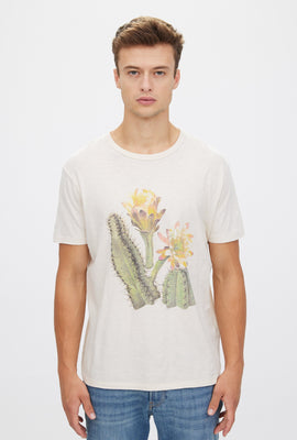 T-shirt imprimé cactus florale
