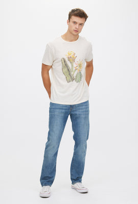 T-shirt imprimé cactus florale