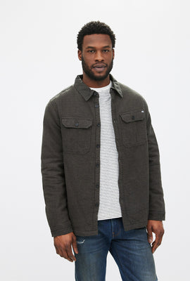 Veste-chemise doublés en sherpa