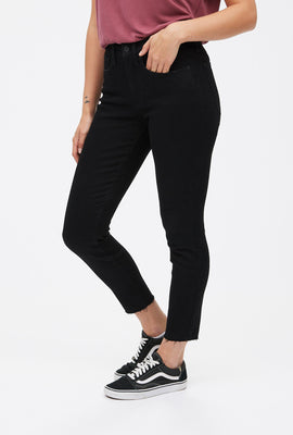 Jean Bridgette ajusté taille haute