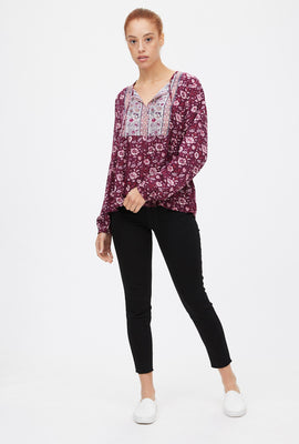 Jean Lolita ajusté taille basse