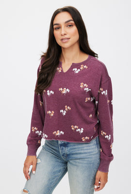Pull à enfiler fleurs de lys
