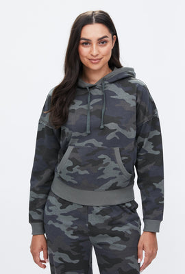 Chill At Home Suede Fleece Pullover Hoodie