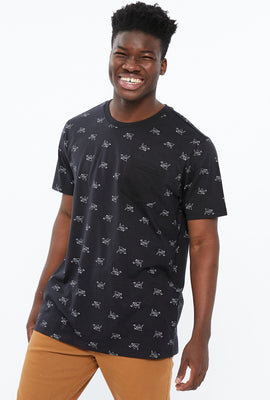 T-shirt AERO avec micromotif et poche