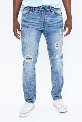 Jean mince extensible max à effet Destruction AERO