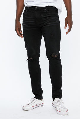 Jean ajusté extensible max à effet Destruction AERO