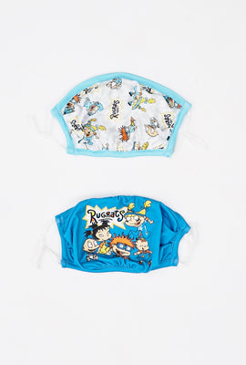 Masque Rugrats réutilisable double couche ensemble de deux