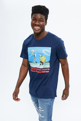 T-shirt imprimé SpongeBob Krusty Krab Pizza