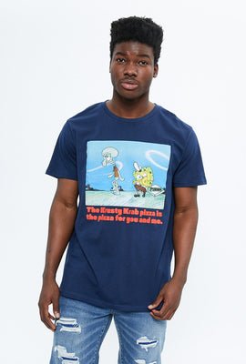 T-shirt imprimé SpongeBob Krusty Krab Pizza