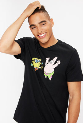 T-shirt à imprimé Bob l'Éponge et Patrick