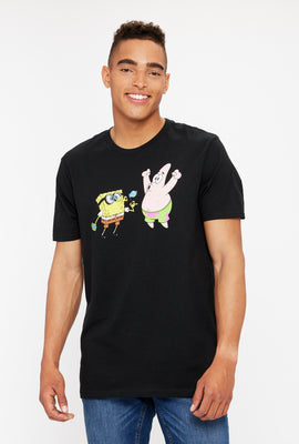 T-shirt à imprimé Bob l'Éponge et Patrick