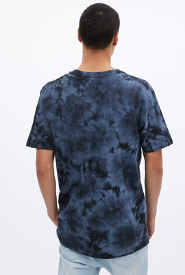 T-shirt teint noué à imprimé graphique Bob Marley
