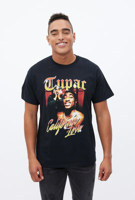 T-shirt à imprimé graphique Tupac California Love