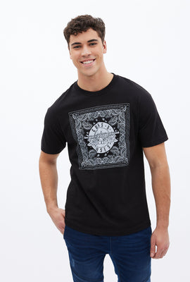 T-shirt a imprimé graphique Guns N' Roses Bandana
