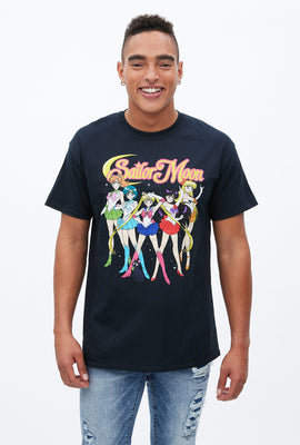 T-shirt à imprimé graphique Sailor Moon Crew