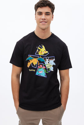 T-shirt à imprimé graphique caractères Pokémon