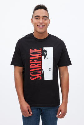 T-shirt à imprimé graphique Scarface