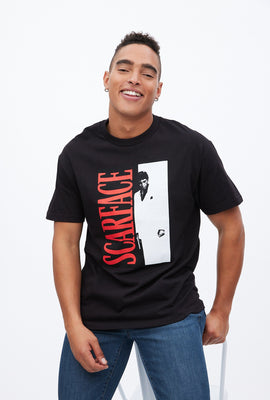 T-shirt à imprimé graphique Scarface