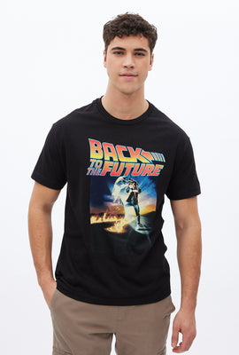 T-shirt à imprimé graphique poster Retour Vers Le Futur