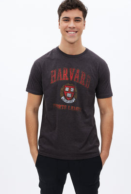 T-shirt à imprimé graphique poster crête Harvard