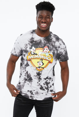 T-shirt noué-teint à imprimé Animaniacs