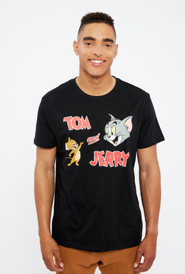 T-shirt à imprimé Tom And Jerry