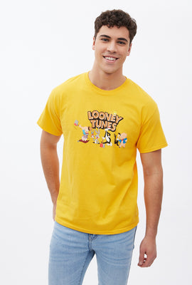 T-shirt a imprimé graphique Looney Tunes Gang