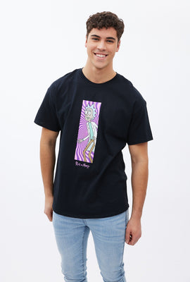 T-shirt a imprimé graphique Rick And Morty Trippy Grandpa Rick