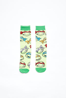 Chaussettes graphiques visages Tortues Ninjas