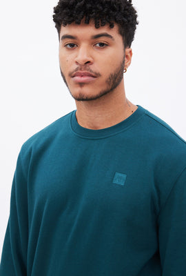 AERO A 87 Embroidered Crew Neck Pullover Sweatshirt