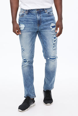 Jean étroit extensible au max effet détruit AERO