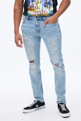 AERO Max Stretch Slim Destroyed Jean