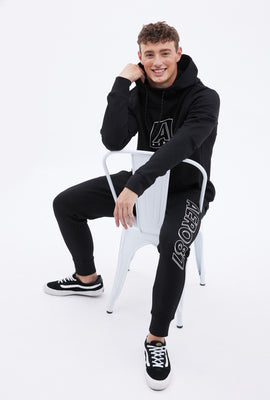 AERO A Air Tech Fleece Graphic Print Pullover Hoodie