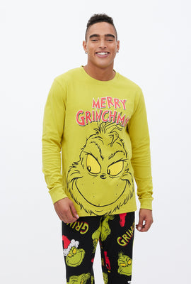 Ensemble pyjama 2 pièces à imprimé graphique Le Grincheux Merry Grinchmas