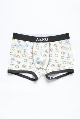 Boxer AERO teint noué à imprimé graphique Smiley Face
