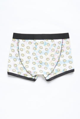 Boxer AERO teint noué à imprimé graphique Smiley Face