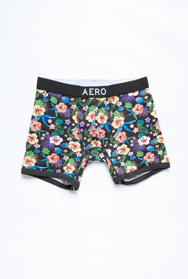 Boxer AERO à imprimé graphique  fleuri