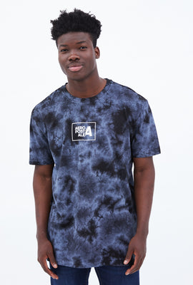T-shirt Aéropostale à boîte logo teint noué à imprimé graphique