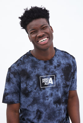T-shirt Aéropostale à boîte logo teint noué à imprimé graphique