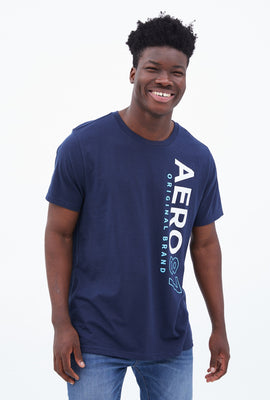 T-shirt à imprimé vertical AERO 87