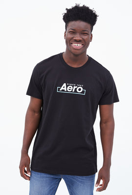 T-shirt AERO boîte logo imprimé graphique
