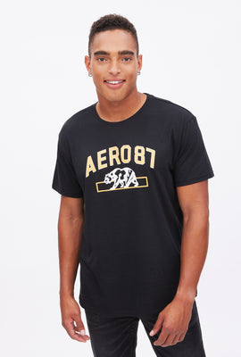 T-shirt AERO 87 à imprimé graphique ours