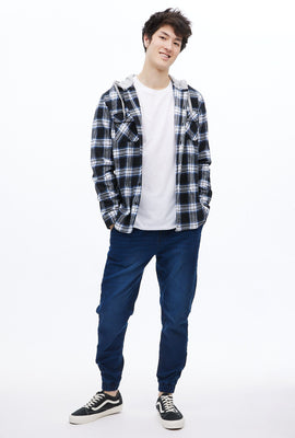 Jogger décontracté en tricot de denim AERO