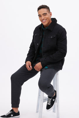 AERO Sherpa Lined Denim Jacket
