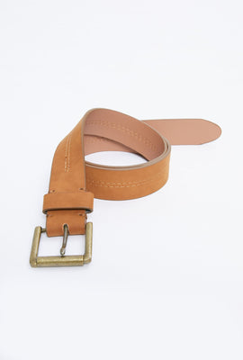 Ceinture à surpiqûre centrée