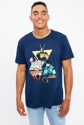 T-shirt à imprimé My Hero Academia Triangle