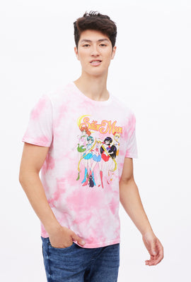 Tie Dye Sailor Moon Crew Graphic Tee