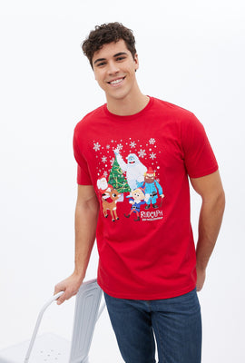 T-shirt à imprimé graphique Rudolph et ses amis
