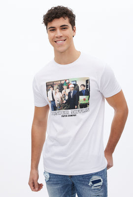 T-shirt à imprimé graphique Noêl The Office Dunder Mifflin Paper Company