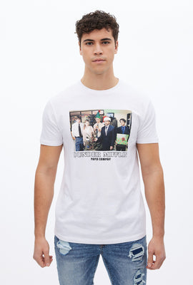 T-shirt à imprimé graphique Noêl The Office Dunder Mifflin Paper Company